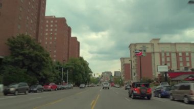 Nashville Tennessee Şehir Sürüş araba bakış açısı