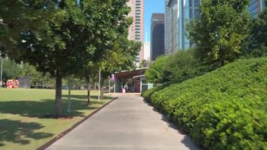 Keşif Green Park Houston Texas şehir merkezindeki 4k