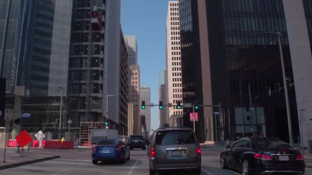 Archivmaterial Der Stadt Houston Texas — Stockvideo