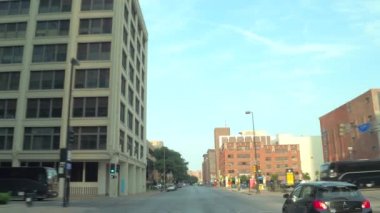 Dallas Texas araba bakış açısı sürüş