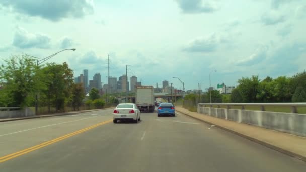 Rijden Naar Nashville Tennessee — Stockvideo