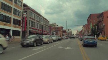 Hareket video ortaya Broadway Tennessee 4k
