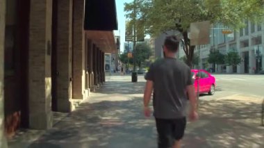 Yaya kaldırımı Austin Texas hareket video görüntüleri
