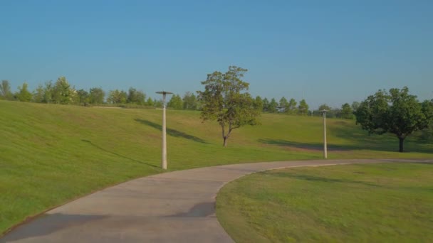 Cena Natureza Houston Texas Park — Vídeo de Stock