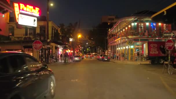New Orleans Francouzská Louisiana Čtvrť — Stock video