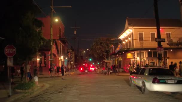 Old New Orleans Louisiana Quartiere Francese Video Movimento — Video Stock