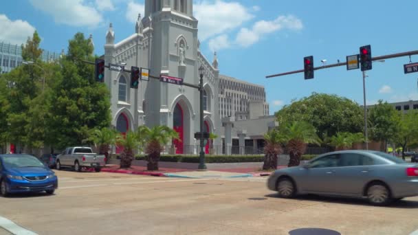 Joseph Cathedral Baton Rouge — Stock video