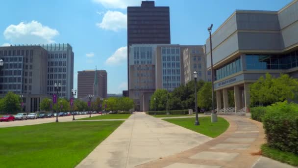 State Library Louisiana Usa Motion Footage — Stock Video