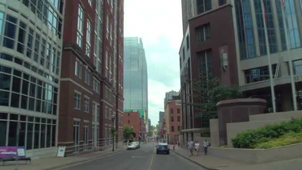 Touring Downtown Nashville Tennessee — Stok video