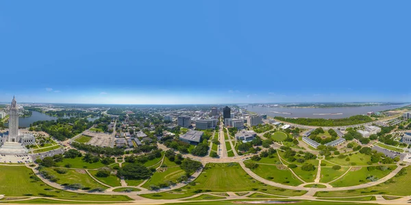 Baton Rouge 360Vr Сферическое Равноугольное Фото — стоковое фото