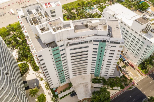 Miami Beach Florida Usa Settembre 2018 Fotografia Drone Faena Miami — Foto Stock