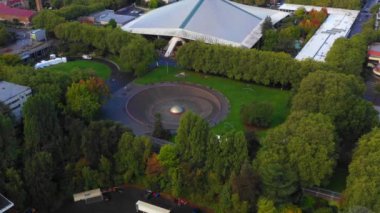 Havadan görüntüleri Uluslararası Çeşme Seattle Washington ABD 4k