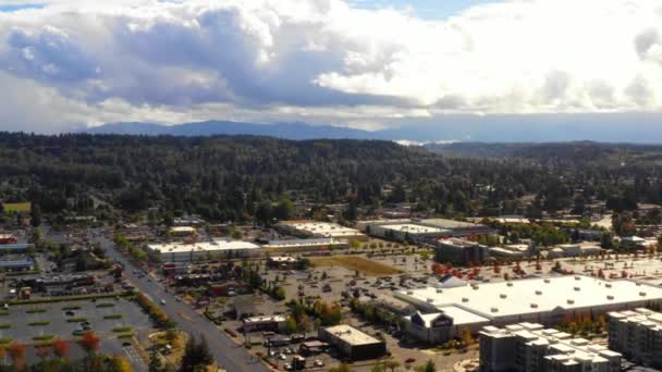 Vuelo Aéreo Auburn Washington — Vídeo de stock