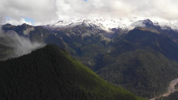 Hava Stok Görüntüleri Rainier Washington Abd — Stok video