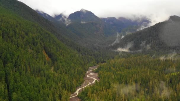 山の風景のカスケード ワシントン アメリカ合衆国 — ストック動画