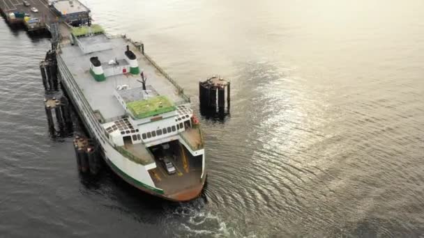 Drone Seattle Ferry Fauntleroy 30P — Video