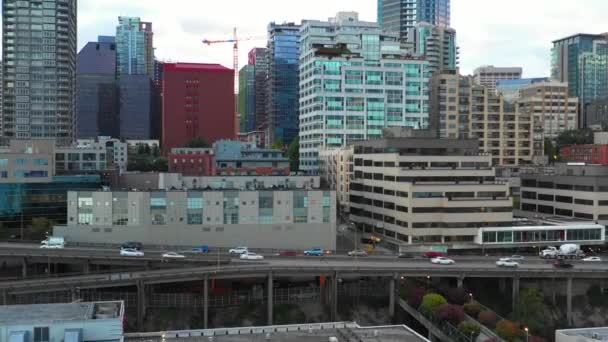 Morning Seattle Footage — Stock Video