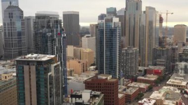 Anteni eğimli downtown Seattle binalarda