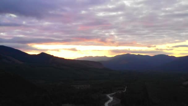 Cascadas Aéreas Cordillera — Vídeos de Stock