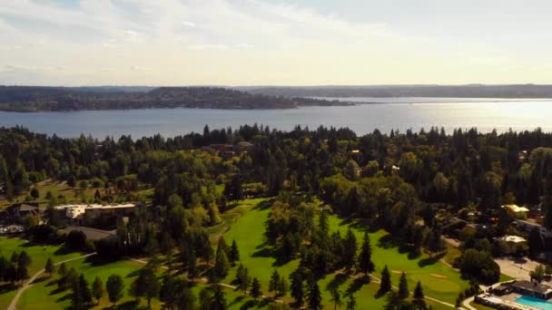 Bela Paisagem Washington Eua Verde — Vídeo de Stock