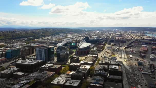 Seattle Waszyngton Usa Września 2018 Stadion Sportowy Pole Usługi Centurylink — Wideo stockowe