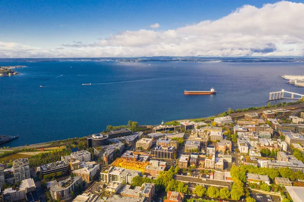ワシントン州シアトルのエリオット湾 — ストック写真