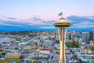 Seattle, Wa, Amerika Birleşik Devletleri - 15 Eylül 2018: Seattle Space Needle