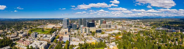 Panorama Aéreo Bellevue Washington — Fotografia de Stock