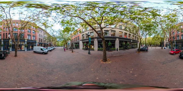 Seattle Washington Usa September 2018 360 Virtuell Verklighet Bilden Downtown — Stockfoto