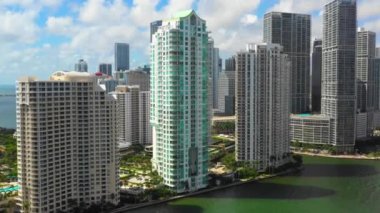 Hava Miami Brickell anahtar ve nehir