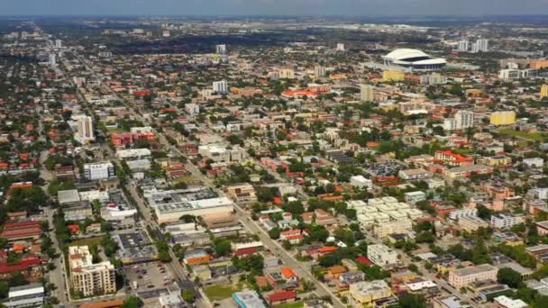 Aérea Miami Oeste Brickell — Vídeos de Stock