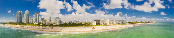 Panorama Aéreo Miami Beach — Fotografia de Stock