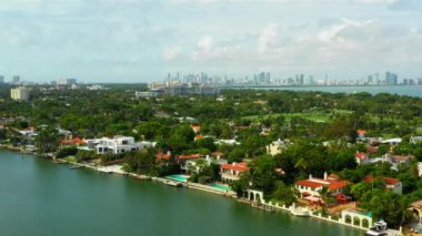 Hava üstgeçidin Miami Beach Lüks mahalleleri