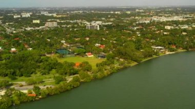 Stok video Morningside Park Miami Florida 4k