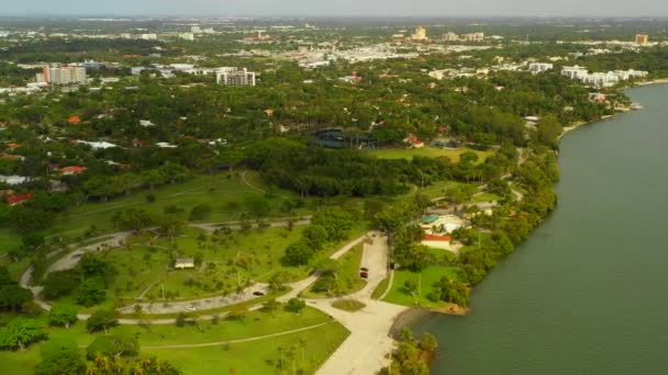 Aerials Miami Morningside Park — Stock Video