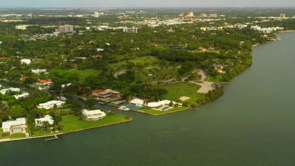 Aerials Miami Morningside Park — Stock Video