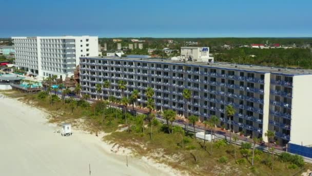 Panama Beach Usa Října 2018 Letecké Video Dní Inn Panama — Stock video