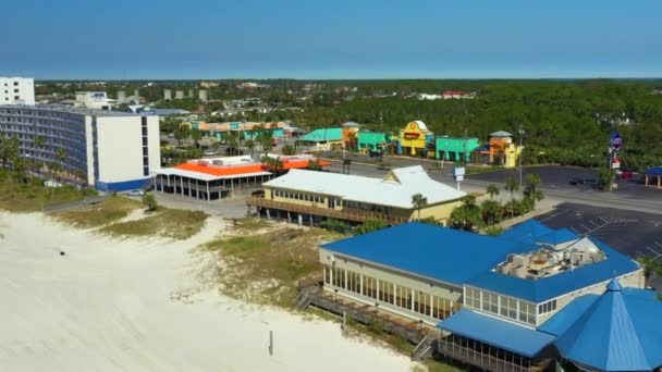 Luchtfoto Video Panama Beach Usa — Stockvideo