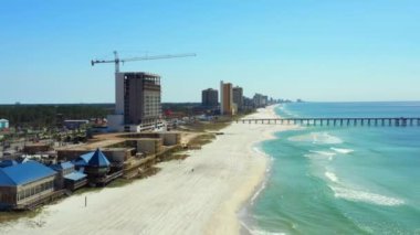 Panama Beach Fl Meksika Körfezi'nde ABD