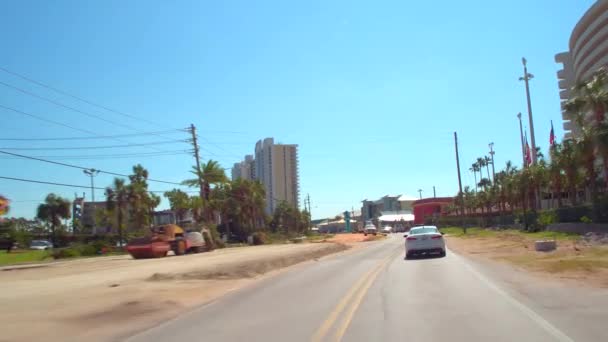 Motion Beelden Panama City Orkaan Michael Nasleep 2018 — Stockvideo