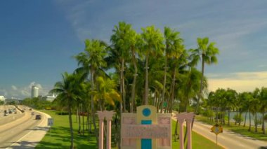 Hava çekin ortaya hoş geldiniz Miami Beach imzalanacak