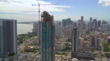 Paramount Miami düşünme dron görüntüleri