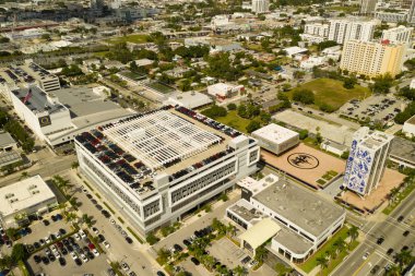 Hava dron fotoğraf Braman lüks araba bayilik Miami Florida