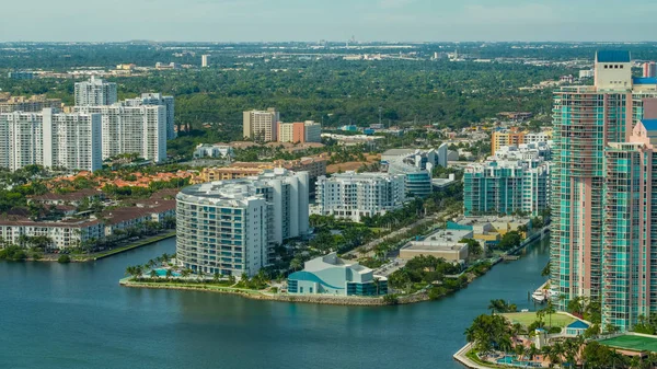 Distrito Aéreo Frente Bahía Aventura Florida — Foto de Stock