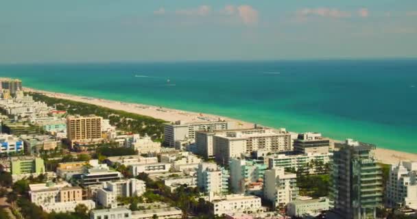 Imágenes Aéreas Aviones Tripulados Realty Miami Beach — Vídeo de stock