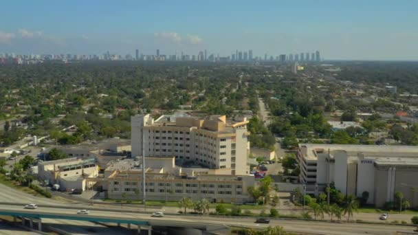 Drone Aéreos Tiro Jackson North Hospital Centro Médico — Vídeo de stock