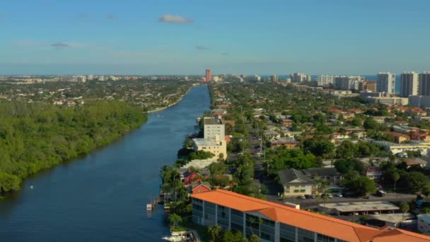 Wycieczki Lotnicze Deerfield Beach Florydzie — Wideo stockowe