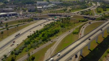 Otoban kavşağı hava video