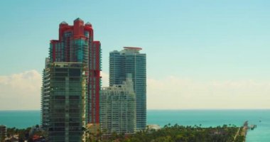 Helikopter turu Miami Hava vlog dron görüntüleri