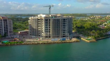 Kobi Karp Fisher Island 2018 inşaat hava dron görüntüleri